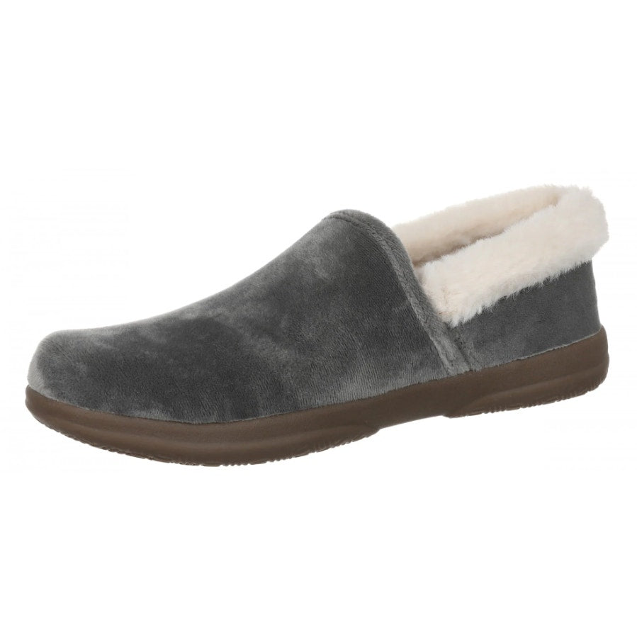 Vionic Womens Clare Slippers Size 8 M EU 38.5 Grey Charcoal Slip On NIB