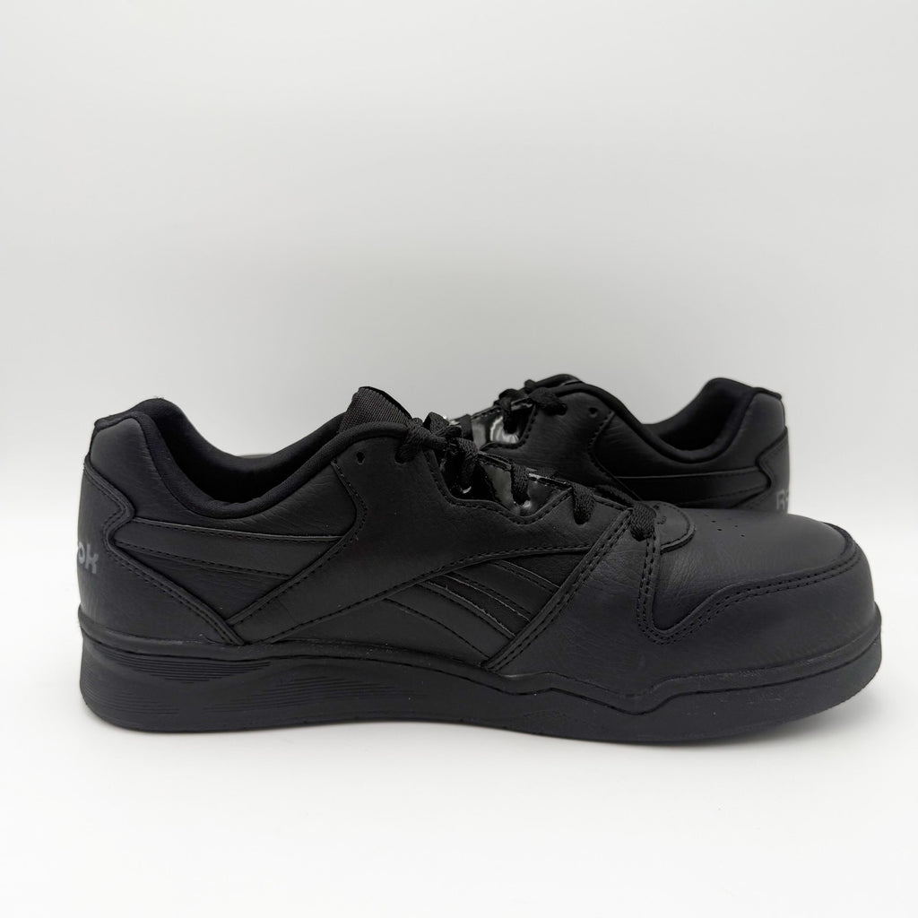 Reebok Mens BB4500 CT Work Sneakers US 9 Wide Black Leather Slip Resistant NIB