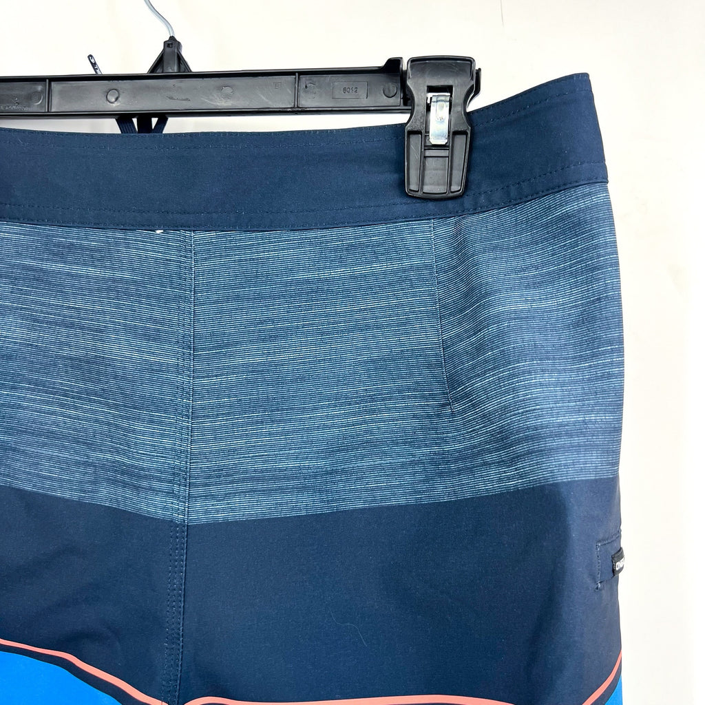 O'NEILL Men's Hyperfreak Heat Block 19" Boardshorts Size 31 Medium Navy Blue NWT
