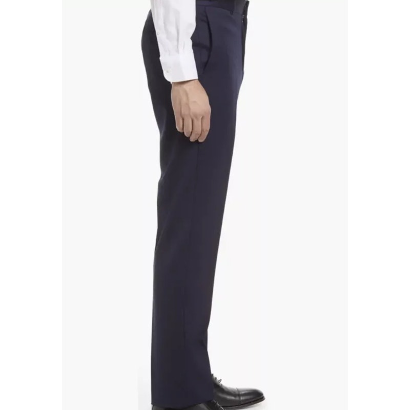 NORDSTROM Men's Tech-Smart Dress Pants Size 38R Black Trim Fit Trouser NWOT