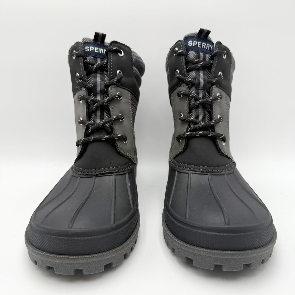 SPERRY Kids Storm Hopper Winter Boots Size 5 EU 37 Grey Black NWOB