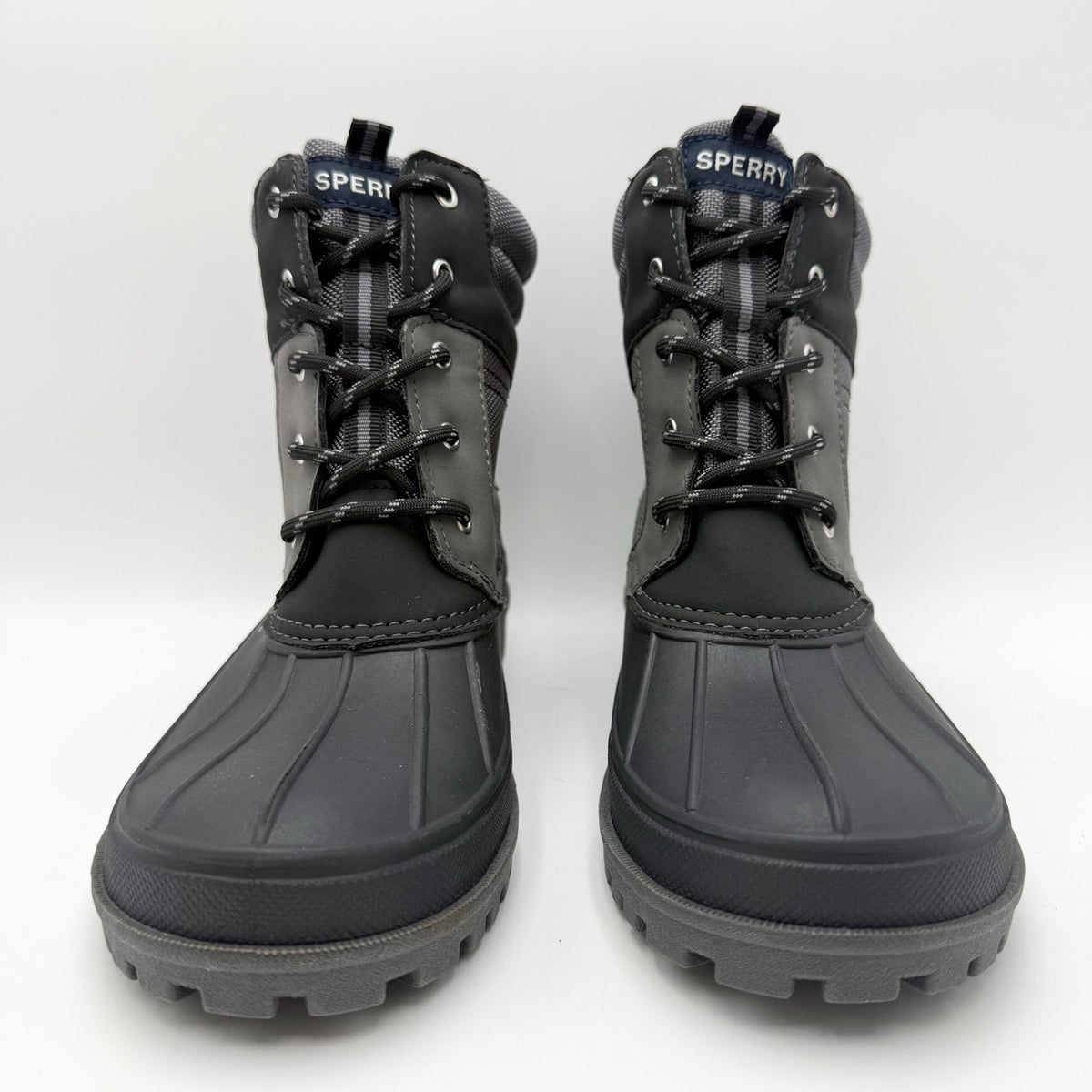 SPERRY Kids Storm Hopper Winter Boots Size 5 EU 37 Grey Black NWOB