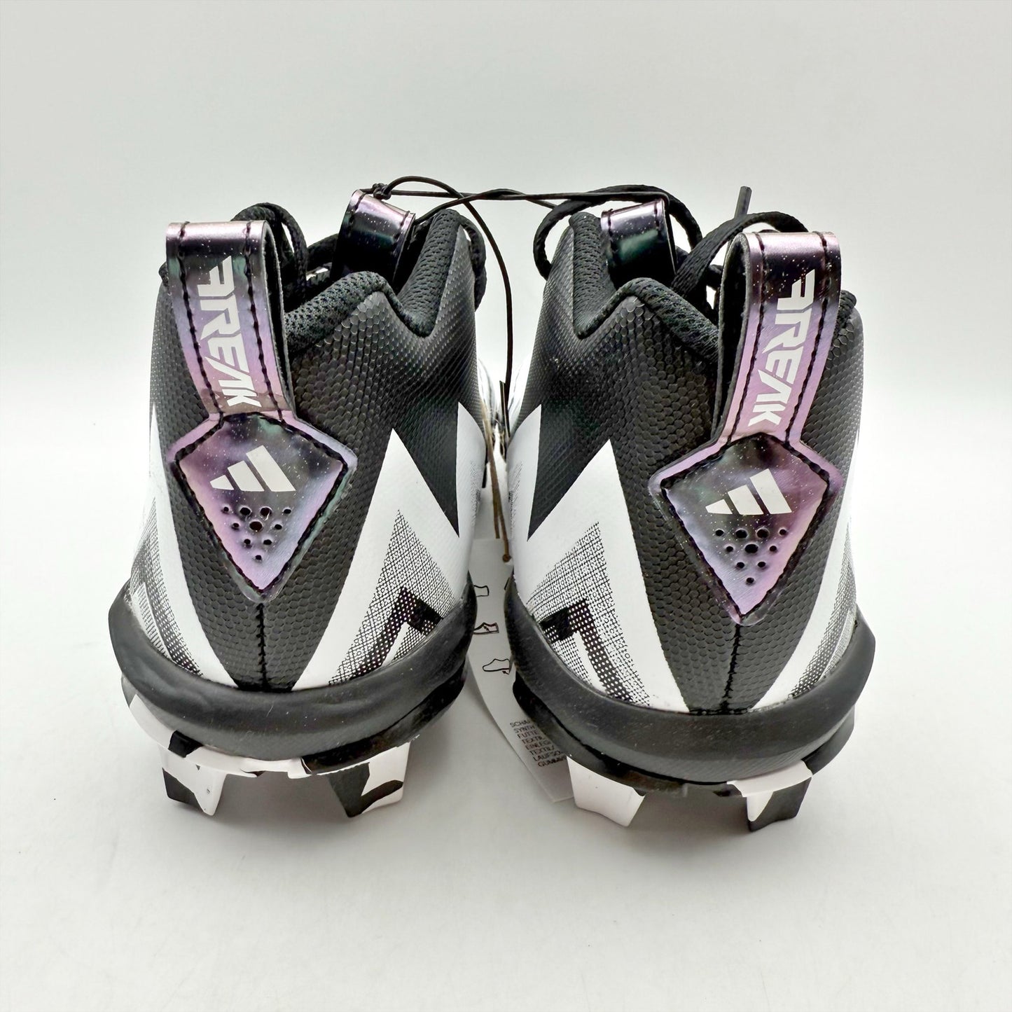 Adidas Youth Freak Spark MD 23 Football Cleats US 4.5 Black White Athletic NWOB