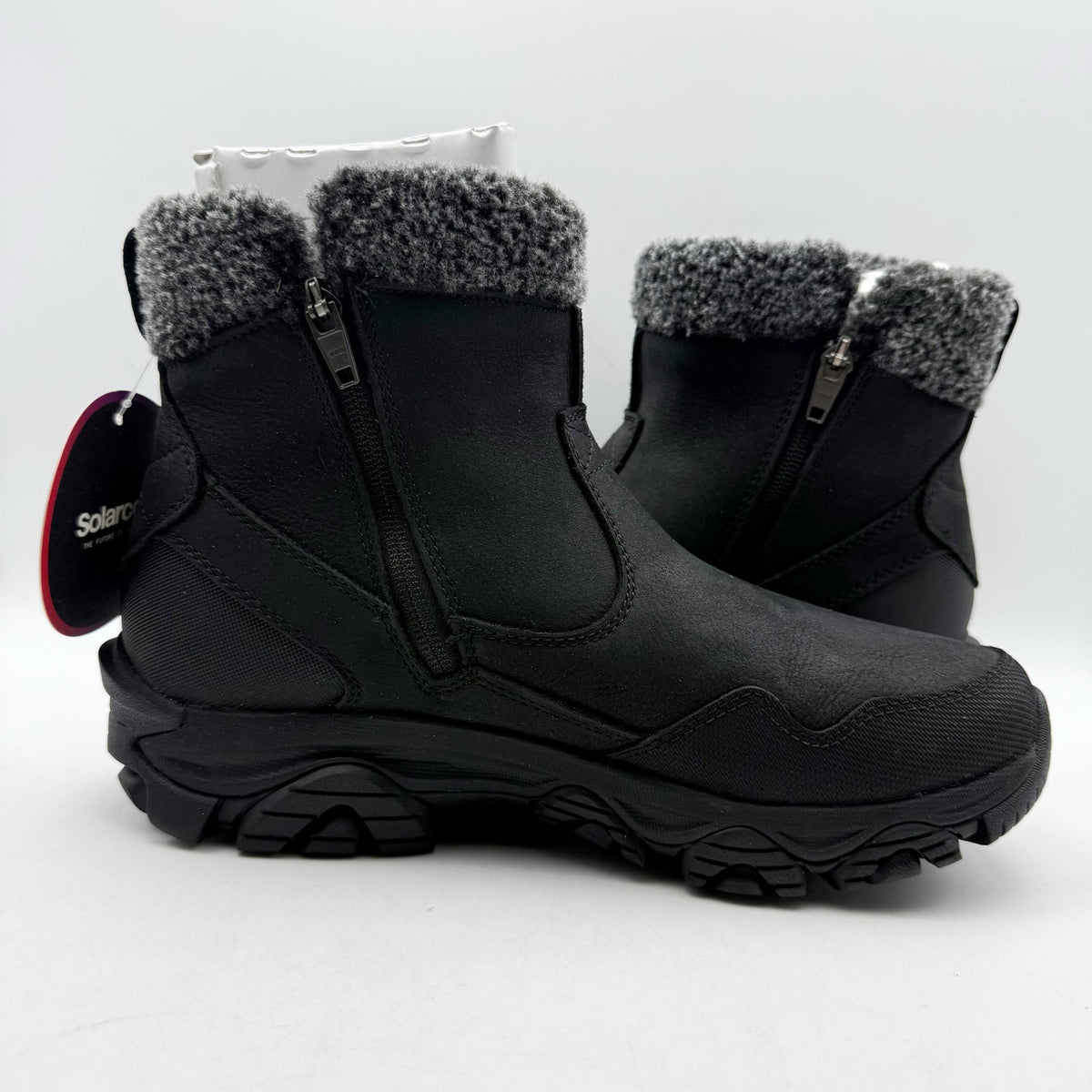 Merrell Women Coldpack 3 Thermo Mid Boot US 9 EU 40 Black Leather Waterproof NIB