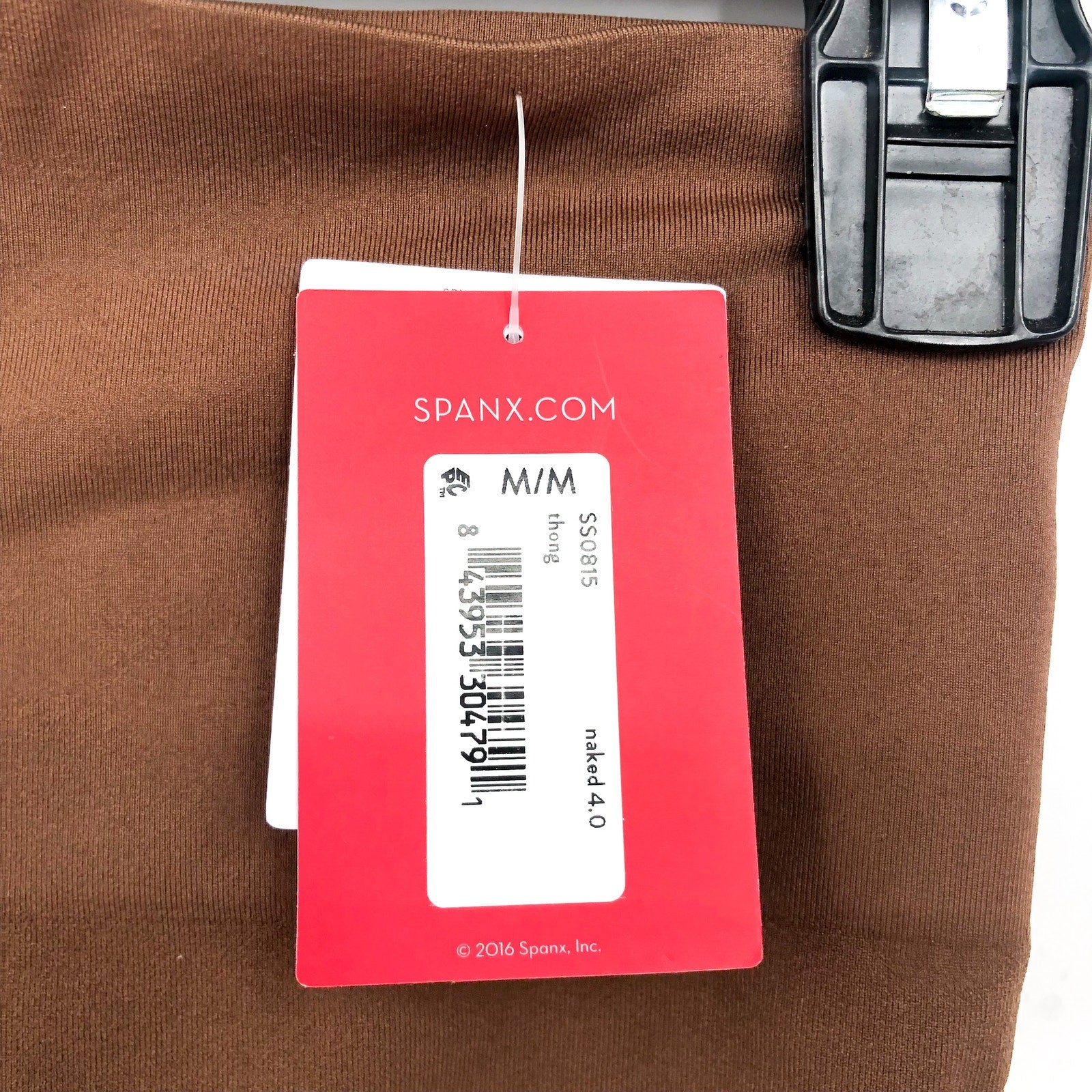 SPANX SPANXshape Everyday Shaping Thong Medium Naked 04 Brown Core Control NWT