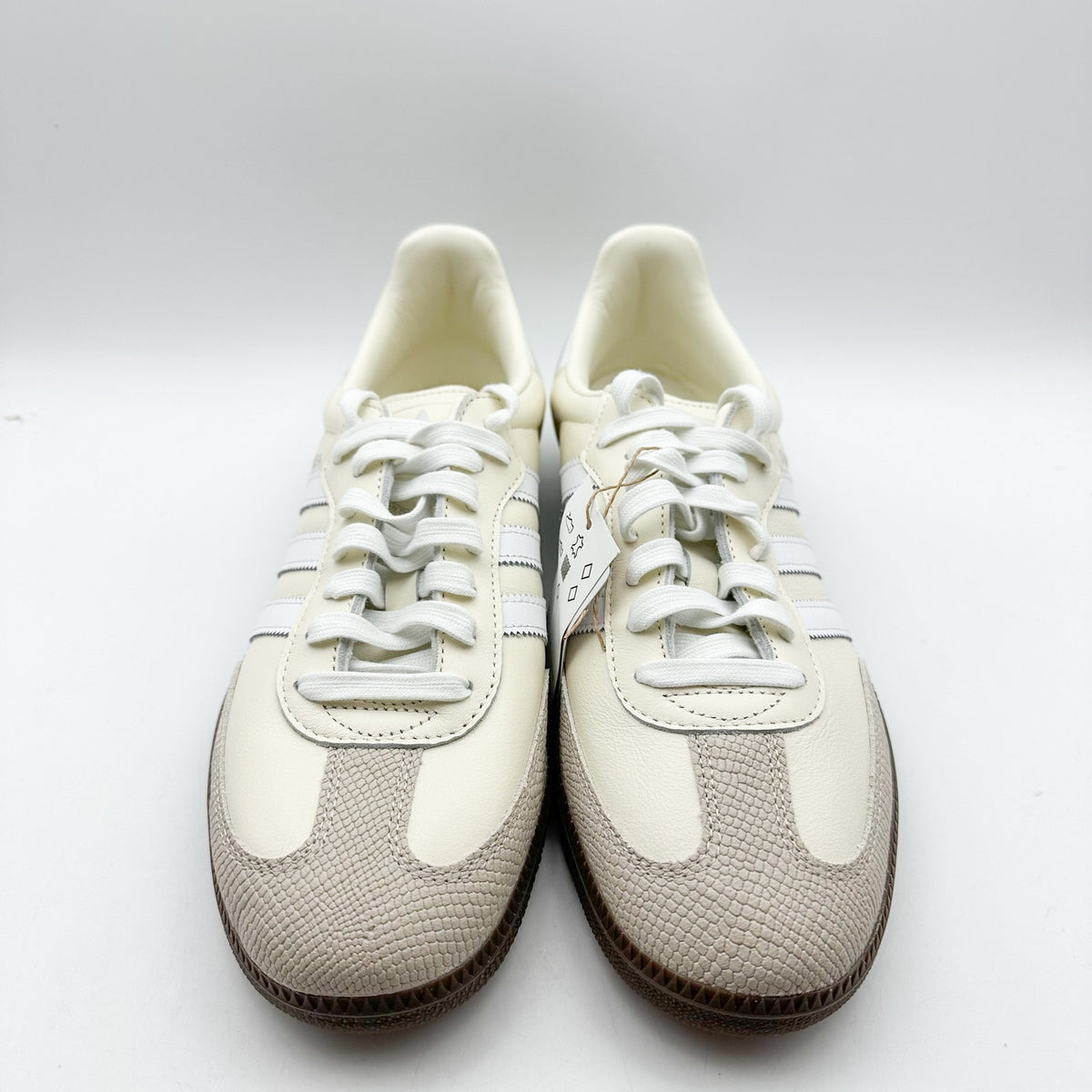 ADIDAS Womens Samba OG Wonder Alumina Sneakers Size 11 Off-White Tan NWT NWOB