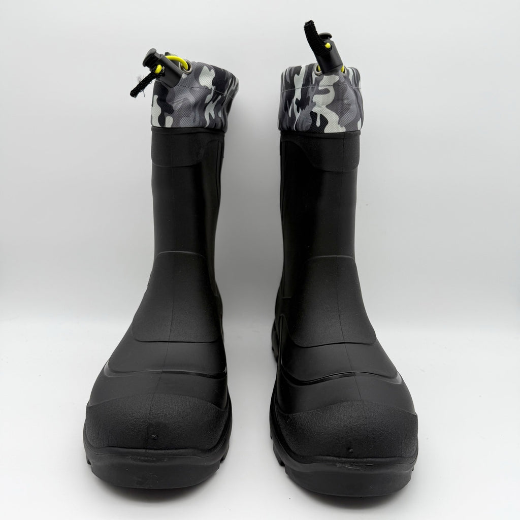 Kamik Kids Snobuster 2 Winter Boots US 6 EU 38 Grey Camo Waterproof NIB