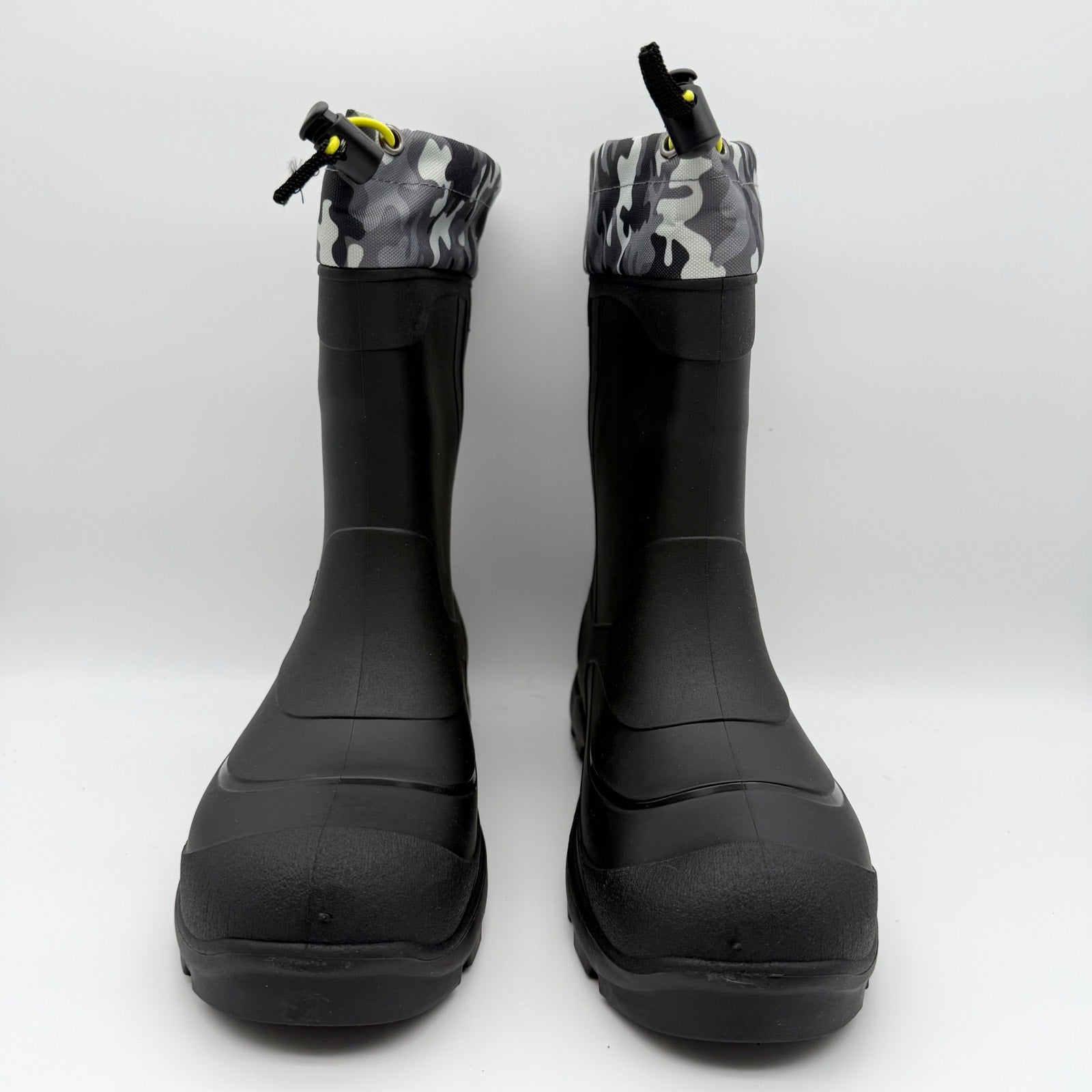 Kamik Kids Snobuster 2 Winter Boots US 6 EU 38 Grey Camo Waterproof NIB