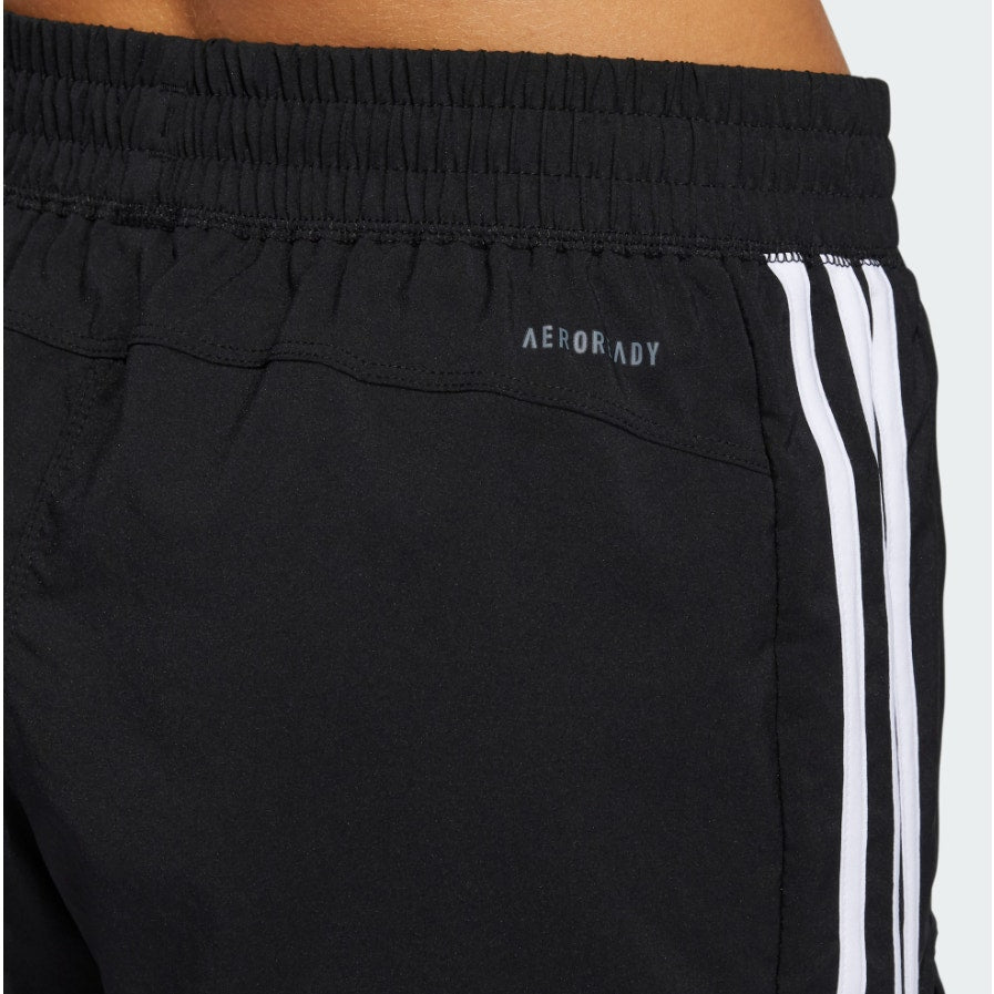 ADIDAS Women's Pacer 3 Stripes Woven Training Shorts XL Black White NWT
