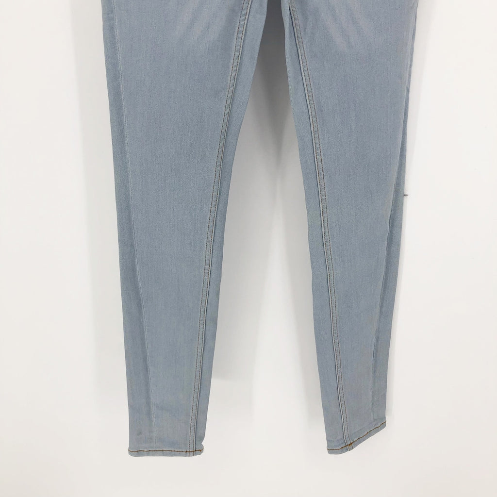PRANA Women's Soma Skinny Jeans 28x29 US 6 Blue Light Wash High Rise Stretch NWT