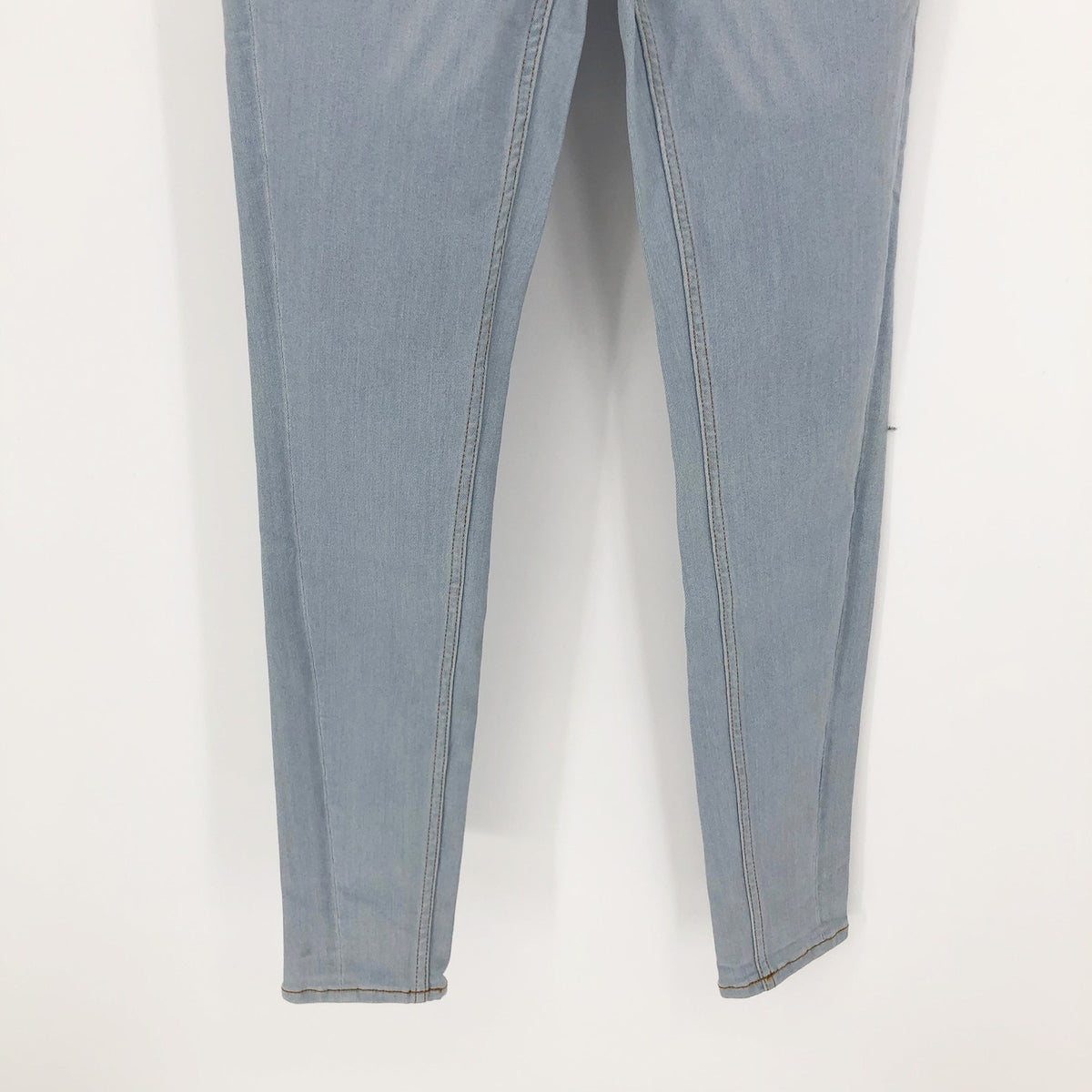 PRANA Women's Soma Skinny Jeans 28x29 US 6 Blue Light Wash High Rise Stretch NWT