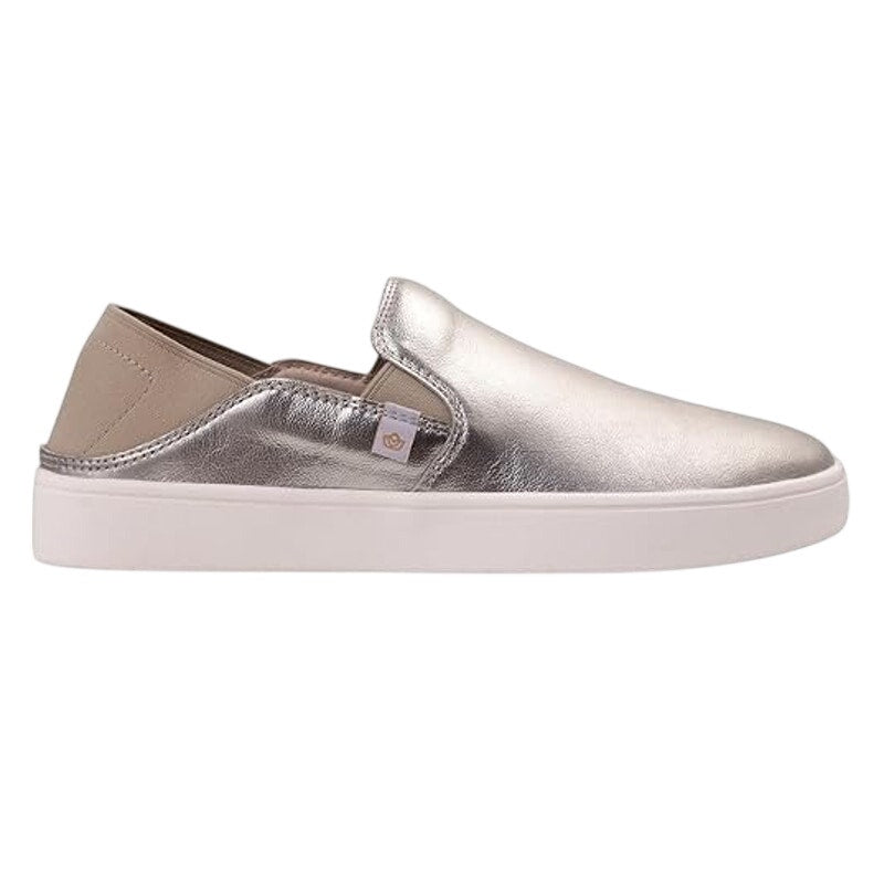 Spenco Womens Saylor Slip On Sneakers US 5 M EU 35 Champagne Gold Leather NIB