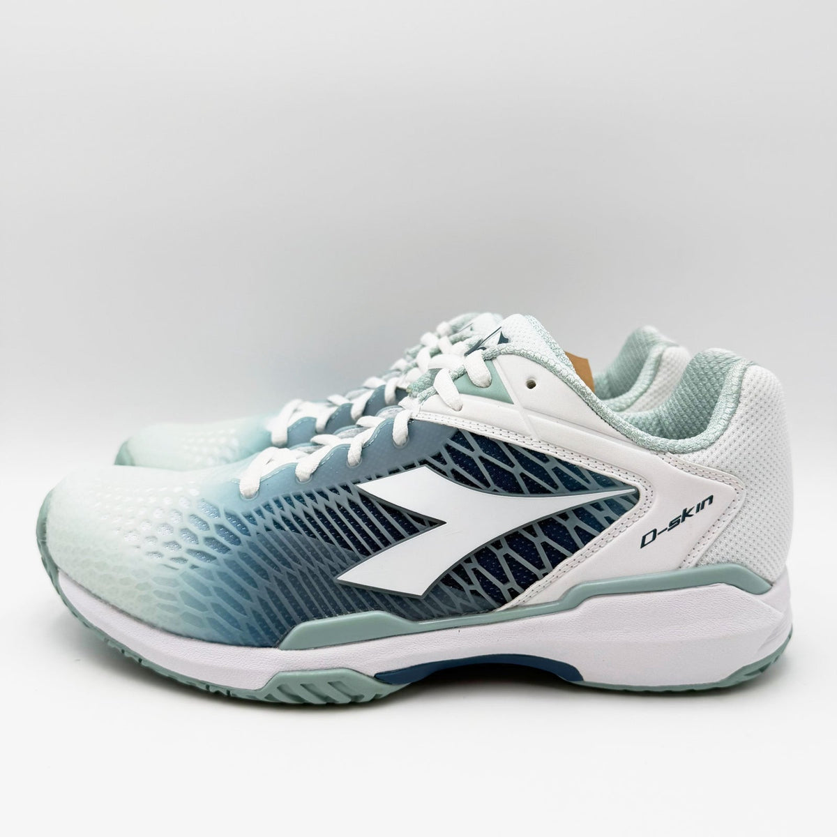 Diadora Womens Speed Competition 7+ AG Tennis Shoes Size 10 EU 41 Blue White NWT