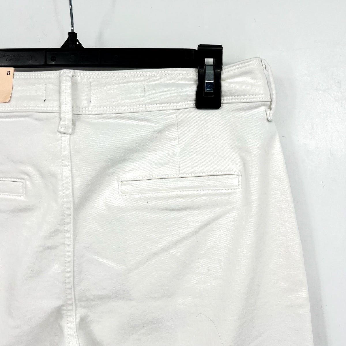 NYDJ Women's Mona Wide Leg Ankle Jeans Size 8 Optic White Denim Trouser NWT
