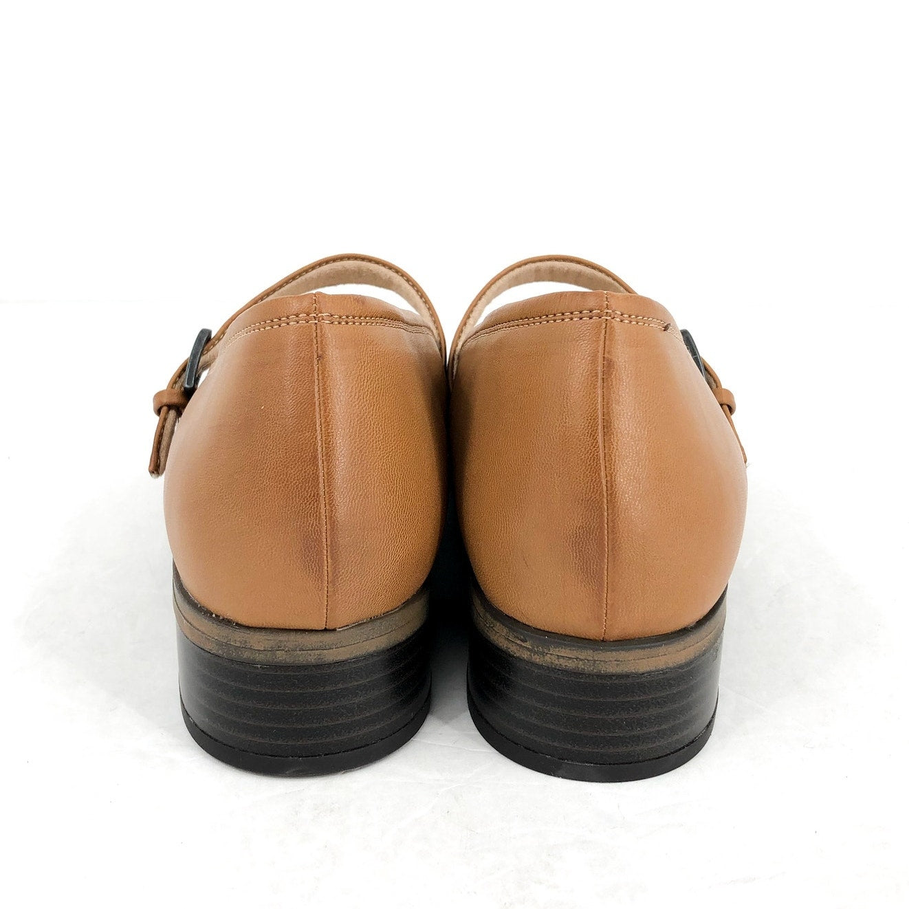 Soul Naturalizer Womens Ramona Mary Jane Flats US 7.5 Wide Brown Leather NIB