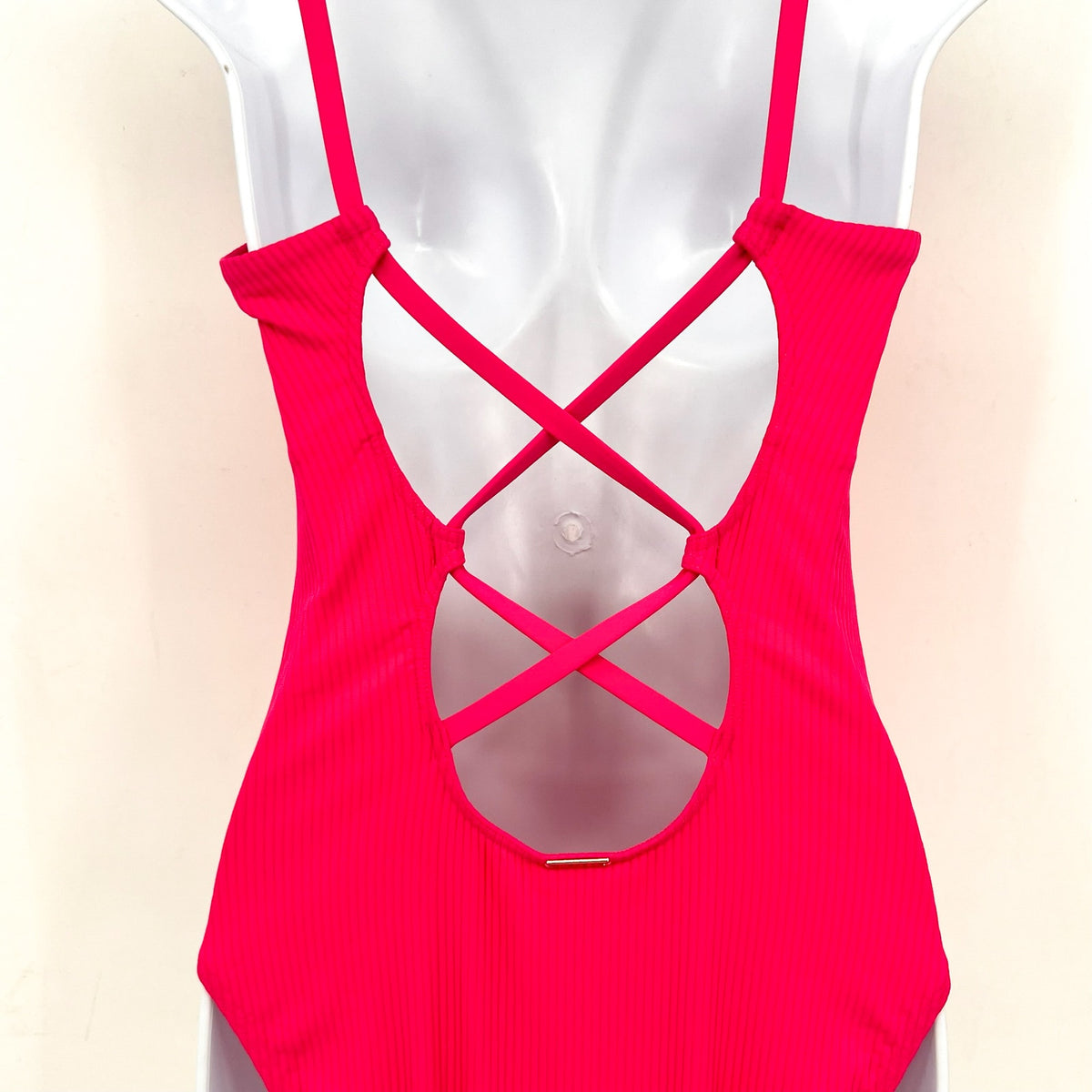 SUNSETS Women's Veronica One Piece Swimsuit Small Pink Begonia Sandbar Rib NWOT