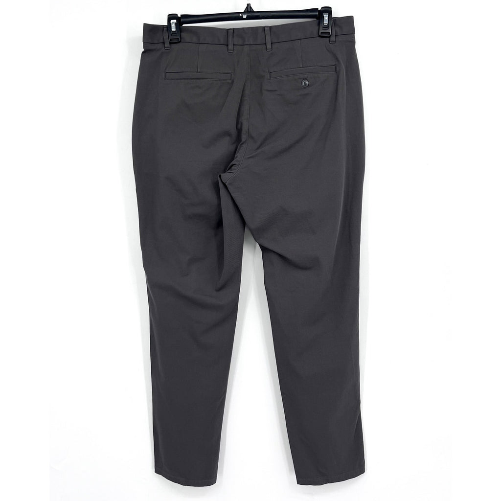 EVERLANE Uniform Mens Performance Chino Pants 33x34 Slate Grey Athletic Fit NWT