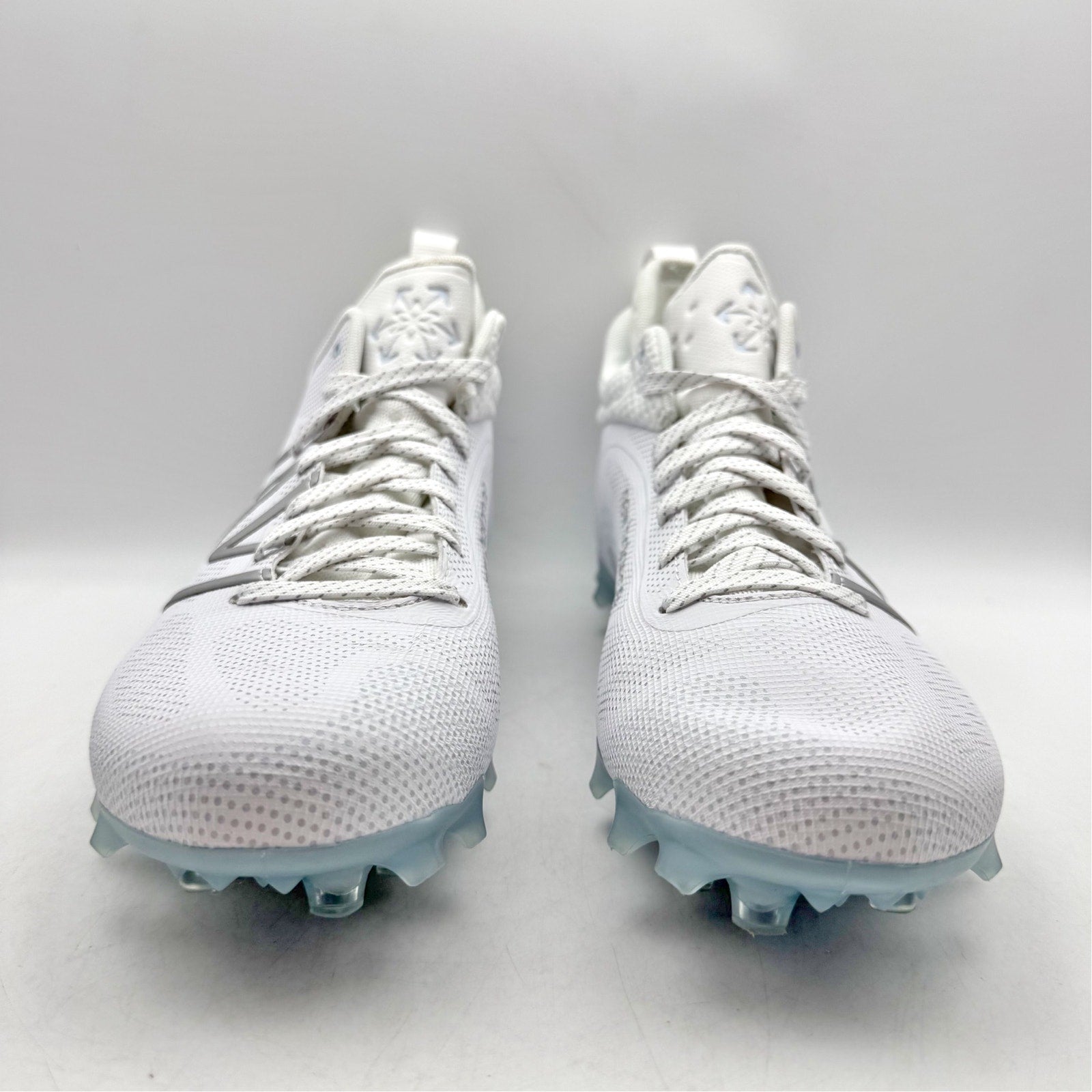 New Balance Mens Freeze 4.0 Lacrosse Cleats Size 7.5 White Blue Athletic NWOB