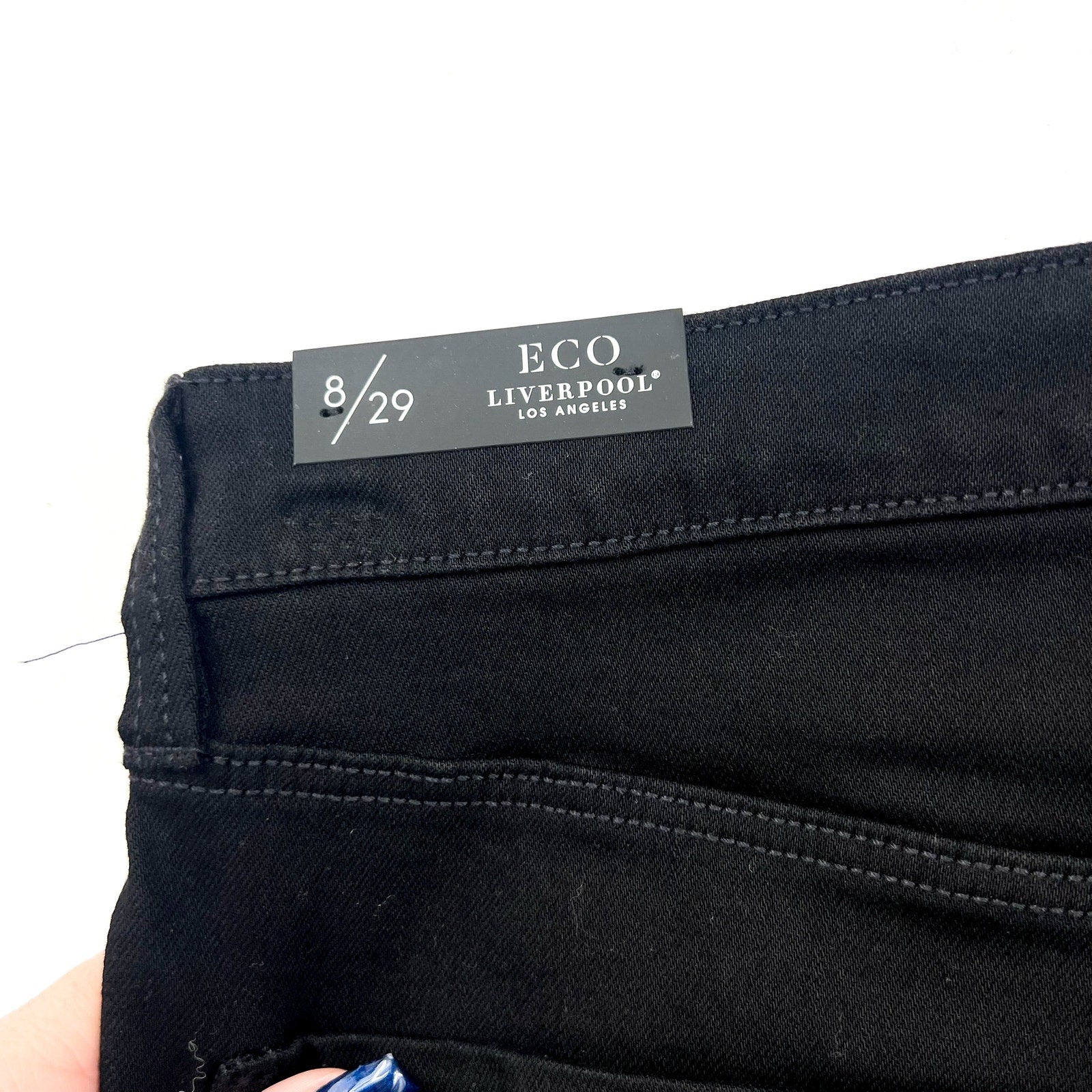Liverpool Women's Lucy Bootcut Jeans Size 8/29 Black Hi-Rise Stretch Denim NWT