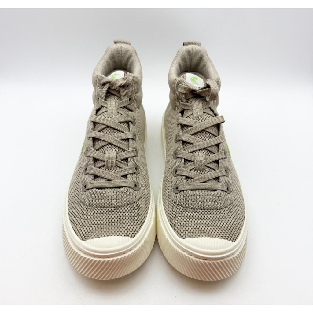Cariuma IBI High Top Knit Sneaker Mens 8 Womens 9.5 Sand Tan Bamboo NIB