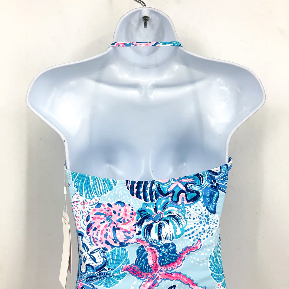 LILLY PULITZER Womens Flamenco One Piece Size 0 Blue Bahamas Beachcomber NWT