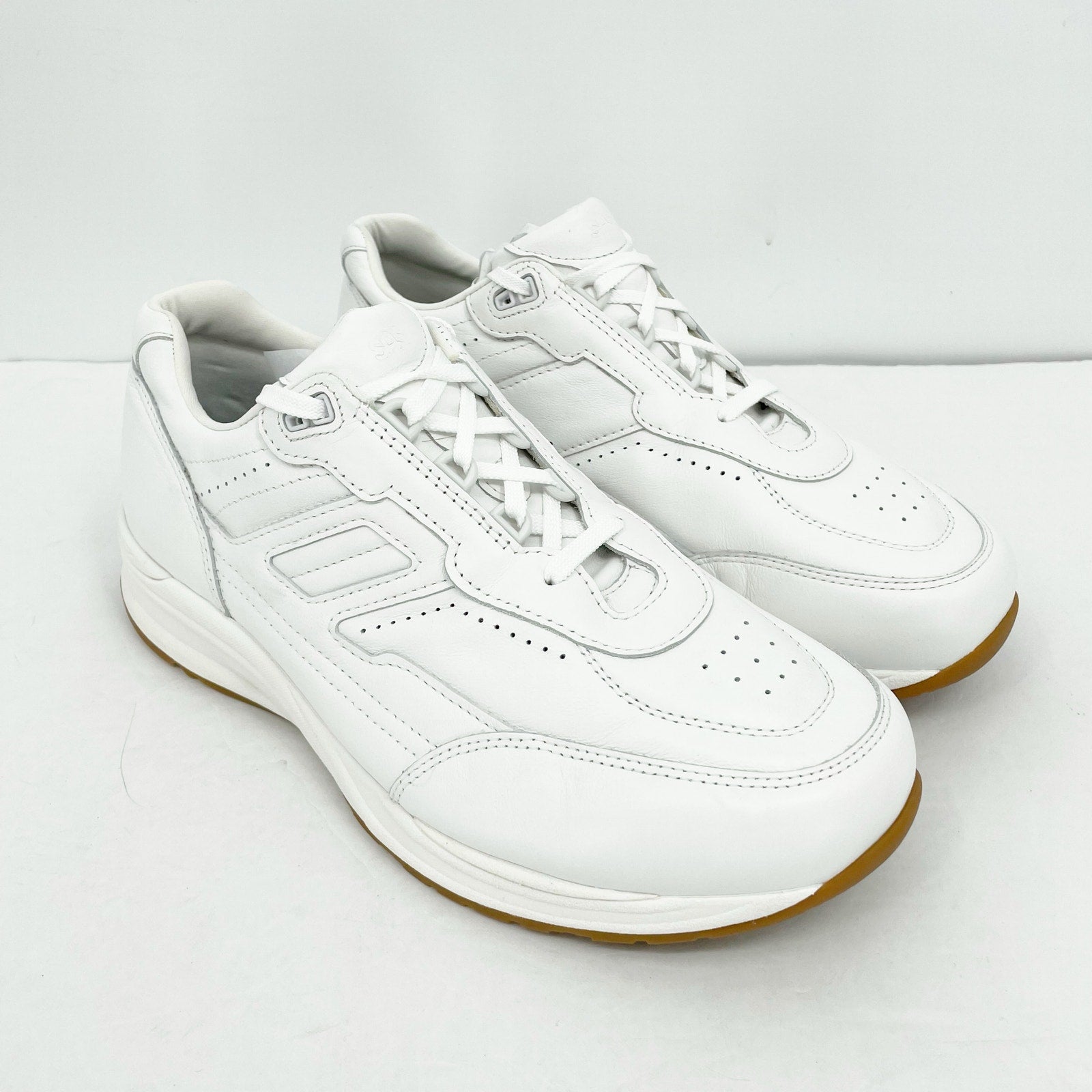 SAS Mens Journey II Sneakers Size 14.5 Wide White Leather Athletic NIB