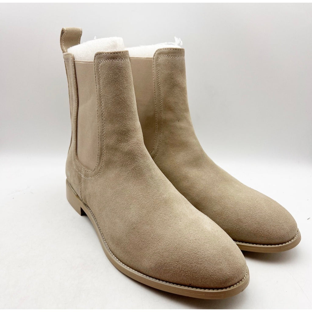 Saint Morta Mens Nomad Chelsea Boots Size 11 Light Stone Grey Round Toe NIB