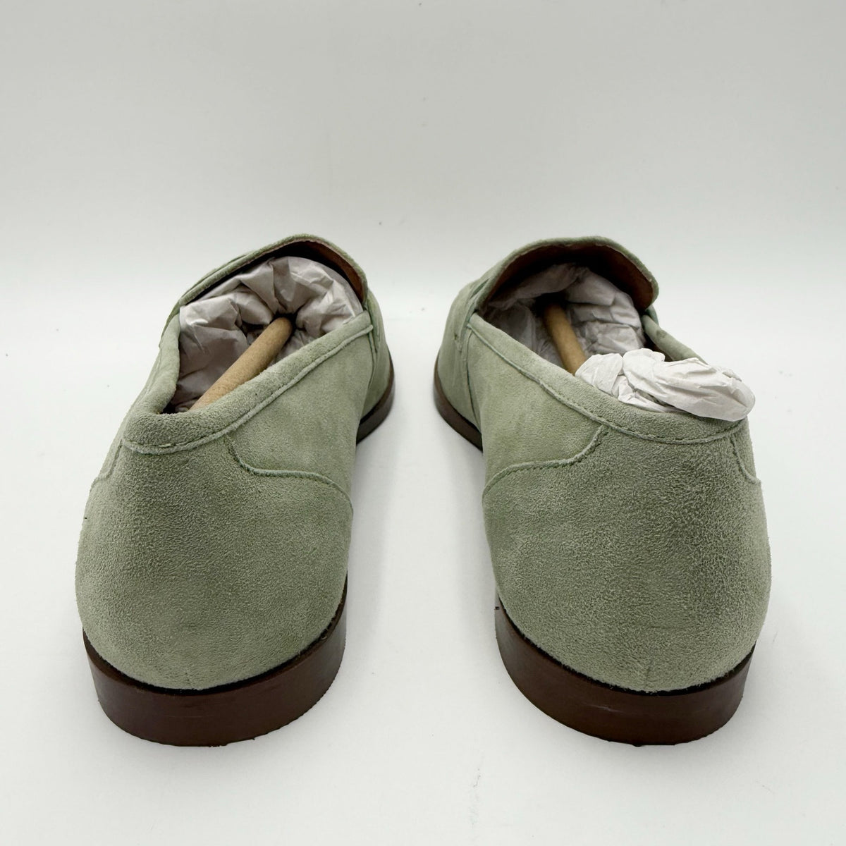 Seychelles Womens Afternoon Stroll Loafers Size 7.5 Sage Green Suede NIB