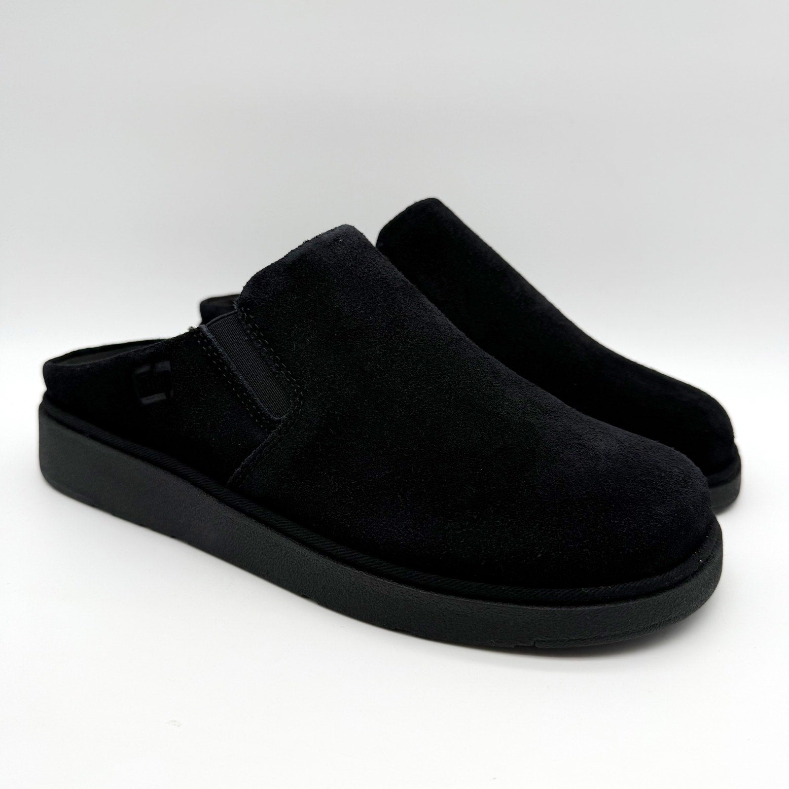 FitFlop Womens Gen-FF Elasticated Mules US 9 EU 41 Black Suede NIB