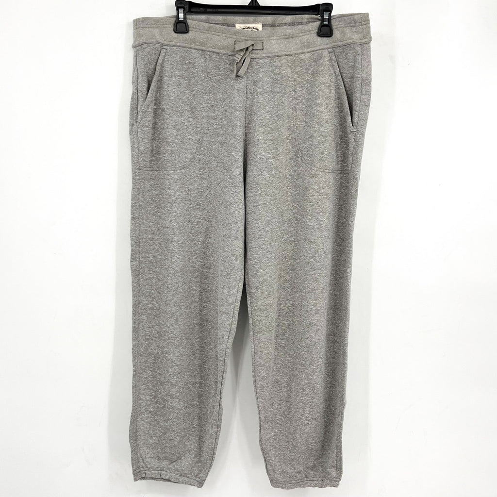 PRANA Women's Cozy Up Ankle Joggers XL Heather Grey Sweatpants NWT