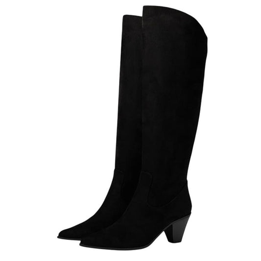 Anne Klein Womens Wei Knee High Boots US 7.5 M EU 38 Black NIB