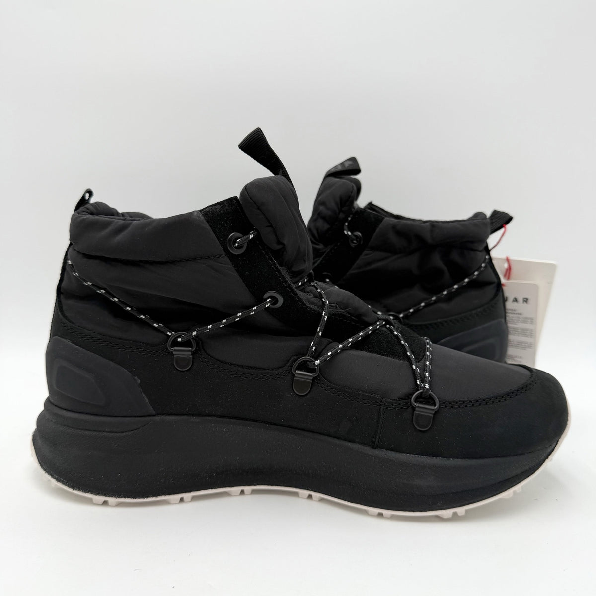 PAJAR Womens Urban Combat Ankle Boots US 8 Black Water Resistant Insulated NWOB