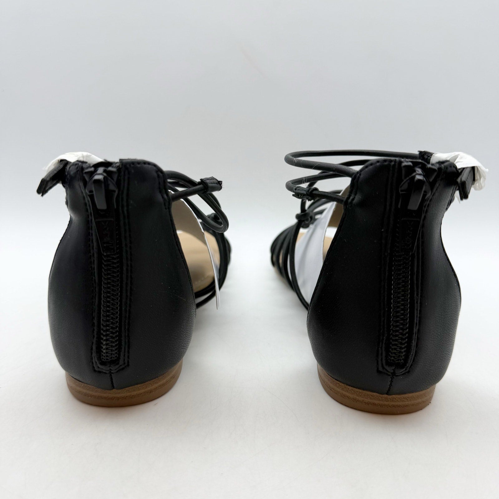 Sun + Stone Womens Okenaa Strappy Gladiator Sandals US 5 M Black NIB