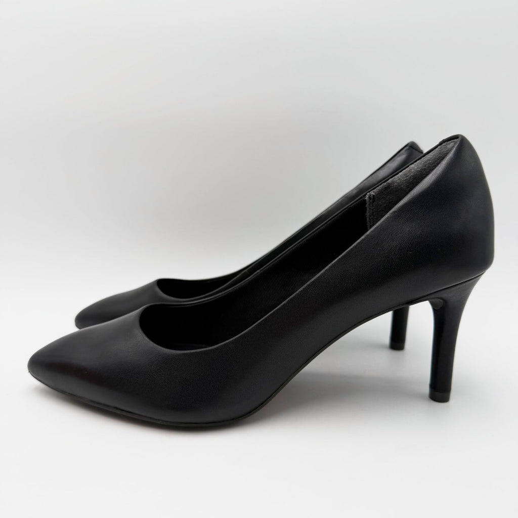Rockport Womens Total Motion 75mm Pointy Toe Pumps Size 8.5 Black Heels NWOB