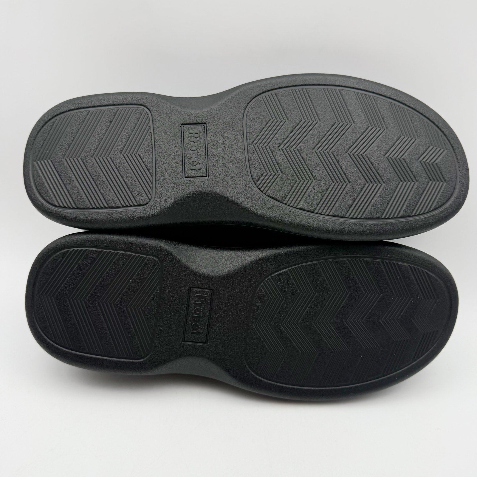 Propet Mens Coleman Slippers Size 9.5 M EU 42.5 Black Suede NIB