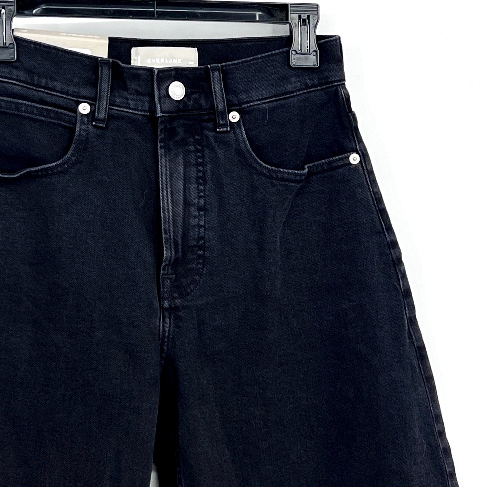 EVERLANE Women's The Way-High Curve Jeans 26R US 2 Washed Black NWT