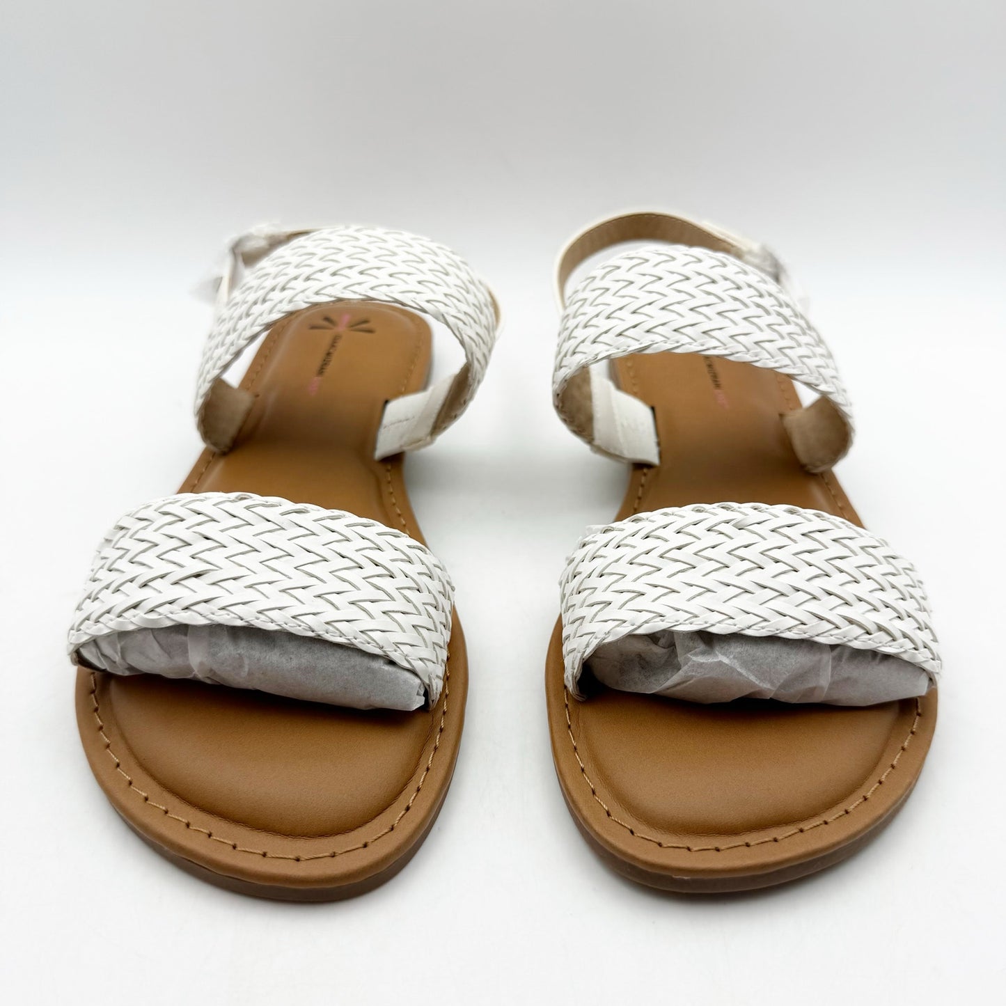 Isaac Mizrahi Live Womens Rosalyn Sandals US 7.5 M EU 37.5 White NIB