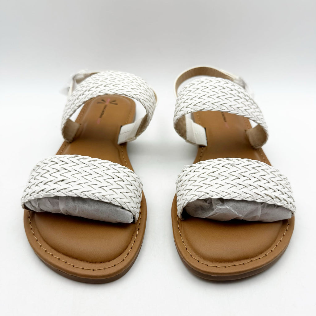 Isaac Mizrahi Live Womens Rosalyn Sandals US 7.5 M EU 37.5 White NIB