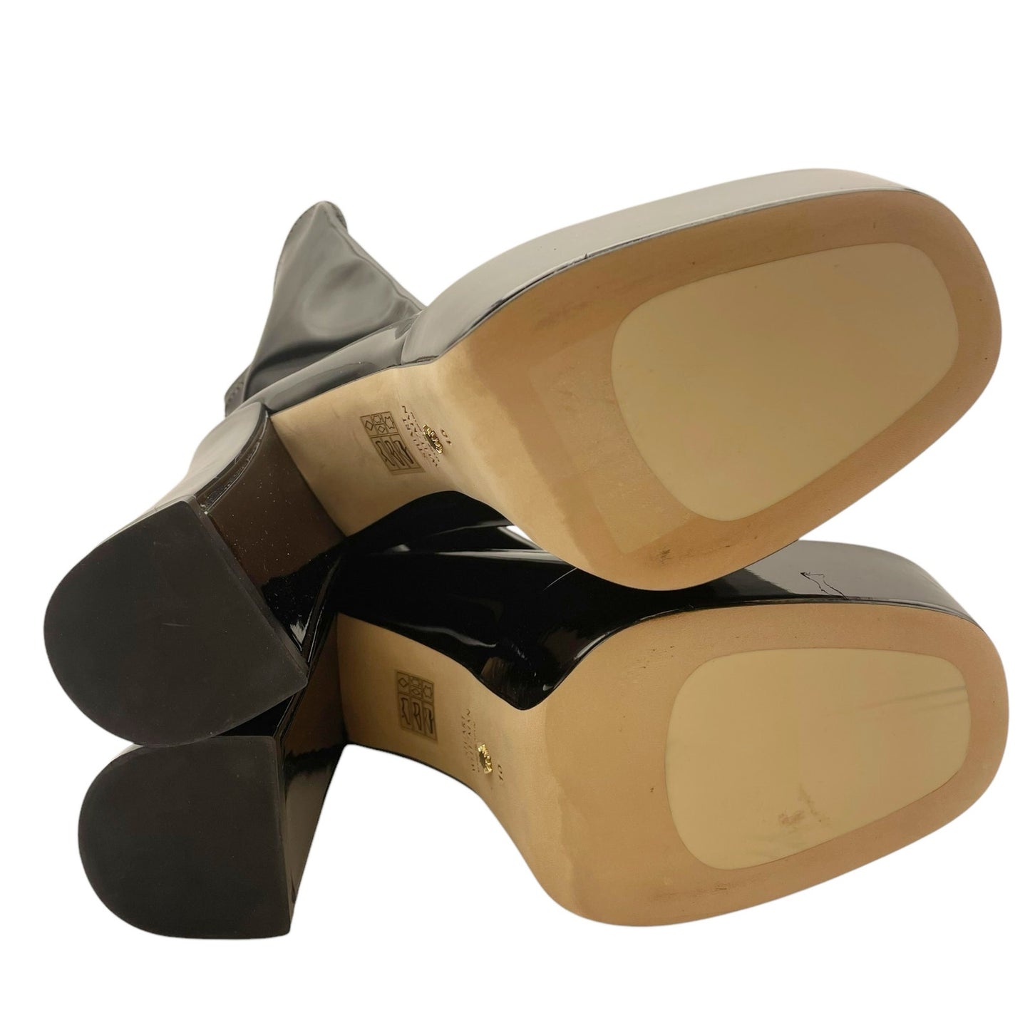 Stuart Weitzman Women's Skyhigh 145 Platform Bootie Size 10 Black