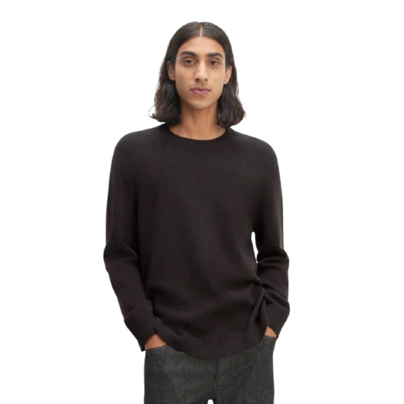 EVERLANE Men's Premium Merino Wool Sweater Small Black Crew Neck NWT