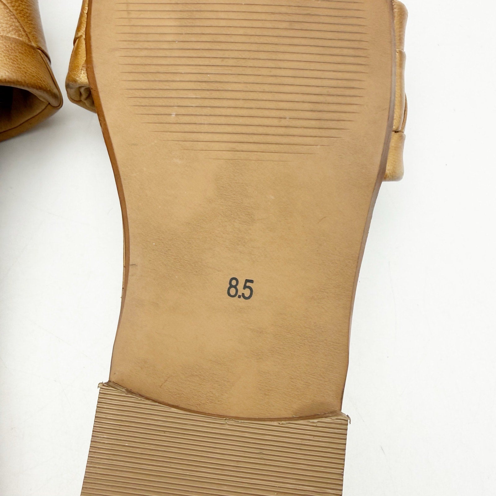 Seychelles Womens Portland Slide Sandals US 8.5 M Light Brown Leather NWOB