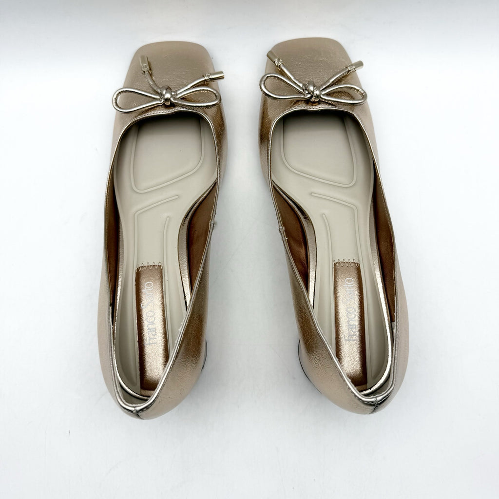 Franco Sarto Womens Natalia Pumps US 6.5 M EU 36.5 Rose Gold Leather NIB