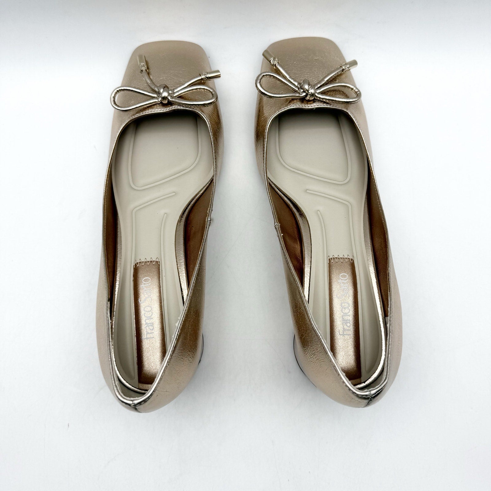 Franco Sarto Womens Natalia Pumps US 6.5 M EU 36.5 Rose Gold Leather NIB