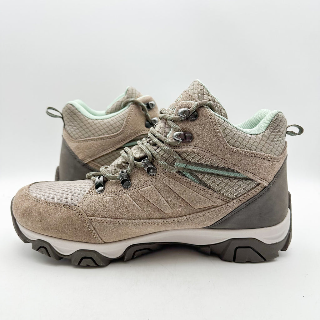 MAGELLAN OUTDOOR Womens Pro Explore Mid Trek Hiker Boots US 11 Beige WP NWOB