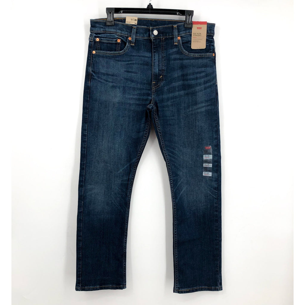 LEVI'S Men's 513 Slim Flex Jeans 33x30 Blue Tree Topper 08513-0934 NWT