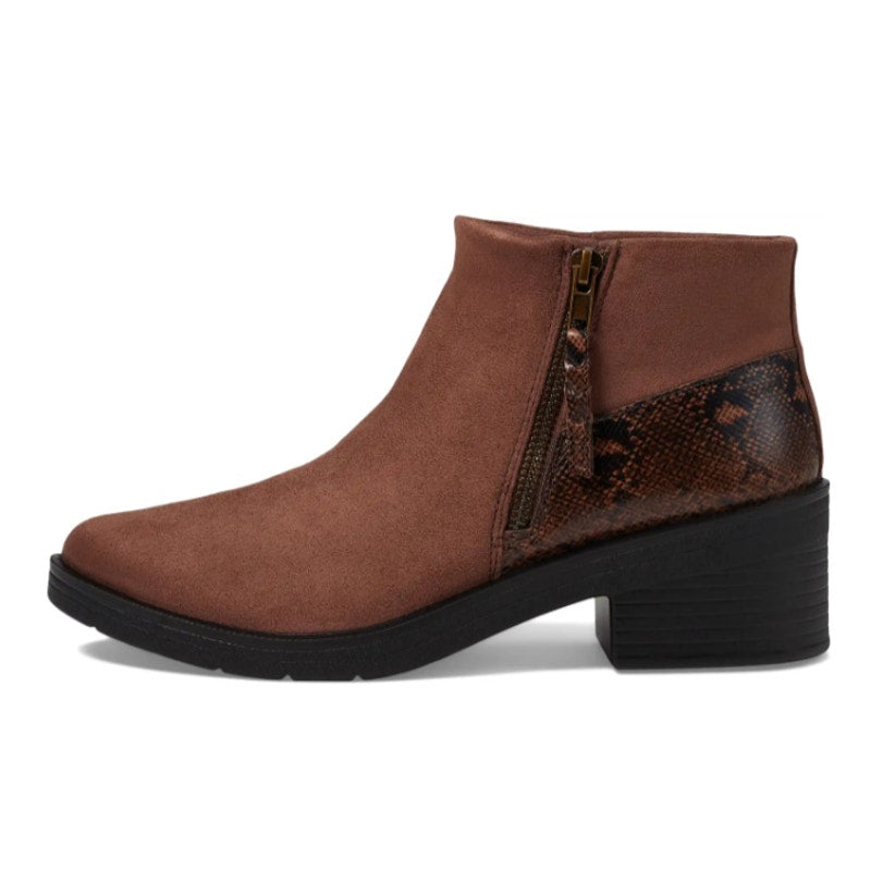 BZEES Womens Outgoing Ankle Booties Size 7 M EU 37 Brown Boots NIB