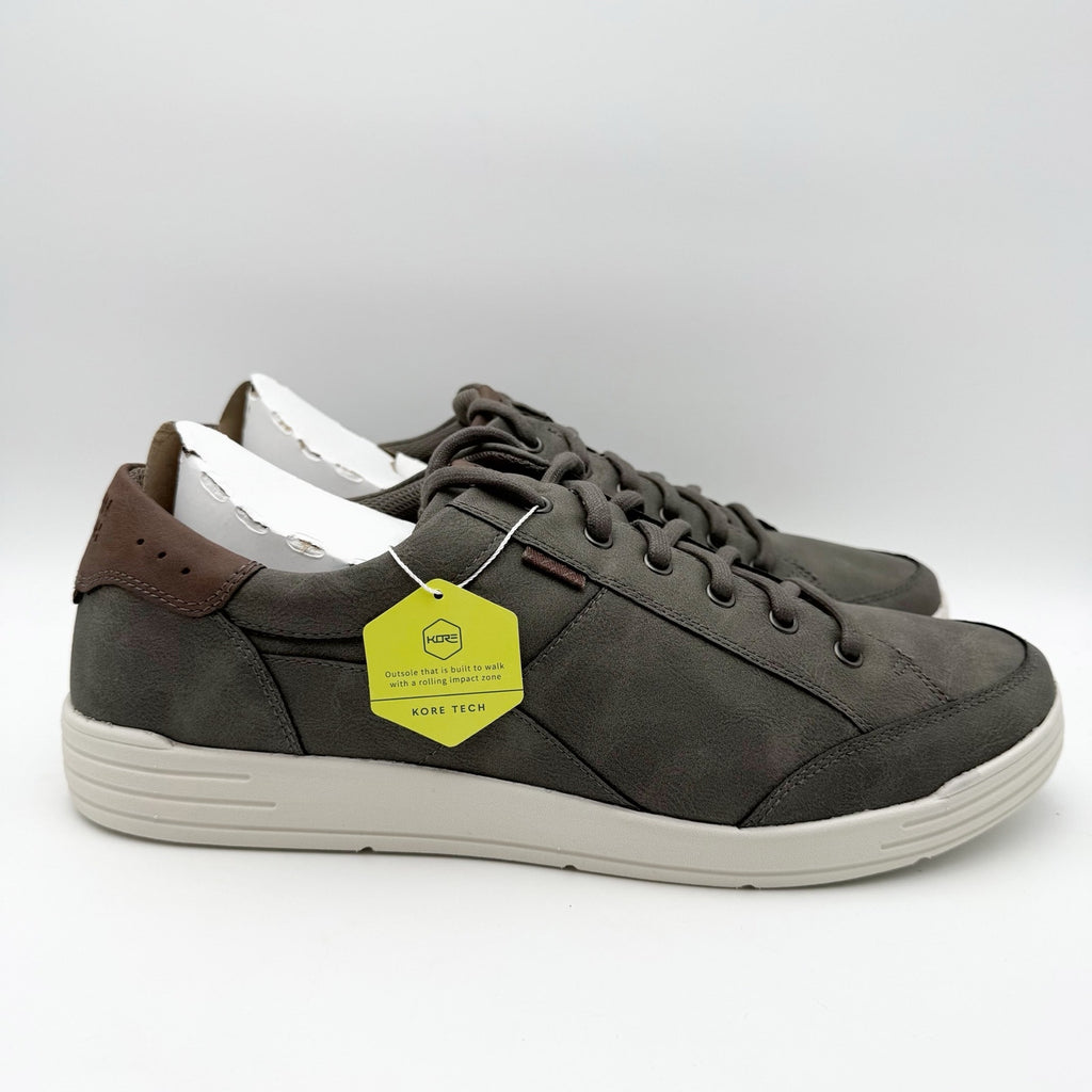 Nunn Bush Mens Kore City Walk Oxford Casual Sneakers Size 14 Charcoal NWOB