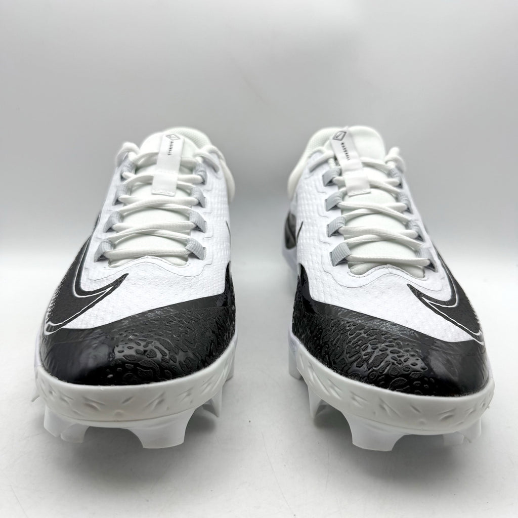 Nike Mens Alpha Huarache Elite 4 Low MCS Baseball Cleats US 11 White FD6255 NWOB