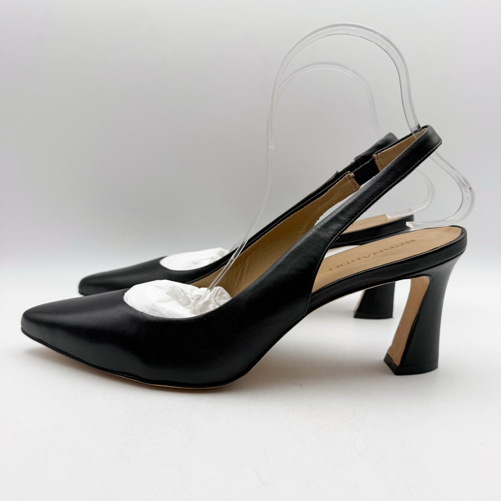 Bernardo Womens Felicity Heels US 11M EU 41 Leather Slingback Pump NIB