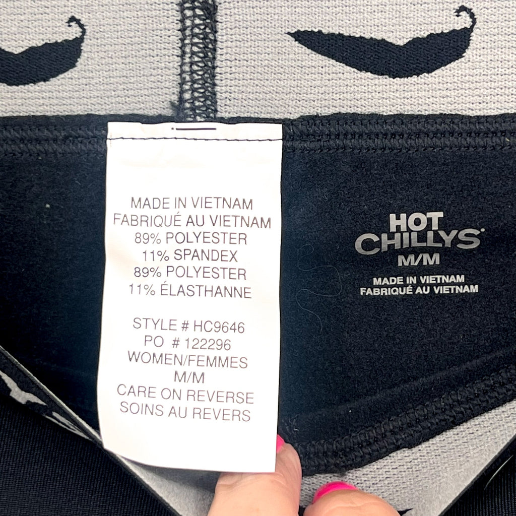 HOT CHILLYS Women's Premiere Capri Tight Medium Black Micro-Elite Chamois NWT